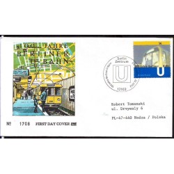 Niemcy 2002, Kolej, kolejnictwo, metro. FDC Berlin