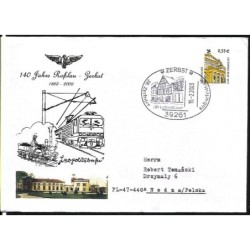Niemcy 2003, Kolej, kolejnictwo, dworzec. Zerbst