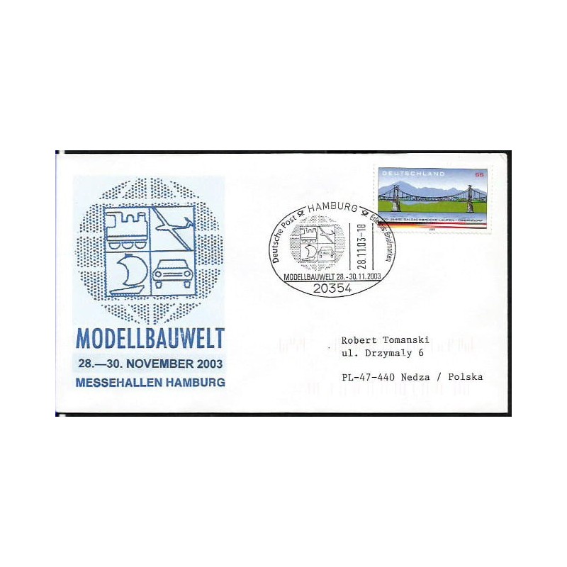 Niemcy 2003, Kolej, kolejnictwo, modelarstwo. Hamburg