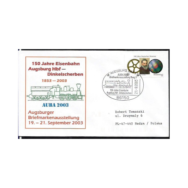 Niemcy 2003, Kolej, kolejnictwo. Augsburg