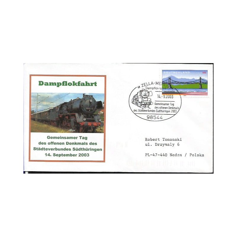 Niemcy 2003, Kolej, kolejnictwo. Zella-Mehlis