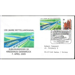 Niemcy 2005, Kolej, kolejnictwo, kanał, żegluga. Osnabruck