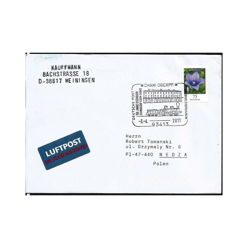 Niemcy 2011, Kolej, kolejnictwo. Cham Oberpf