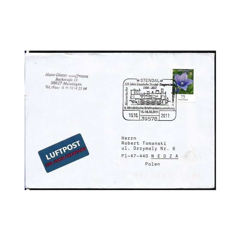 Niemcy 2011, Kolej, kolejnictwo. Stendal