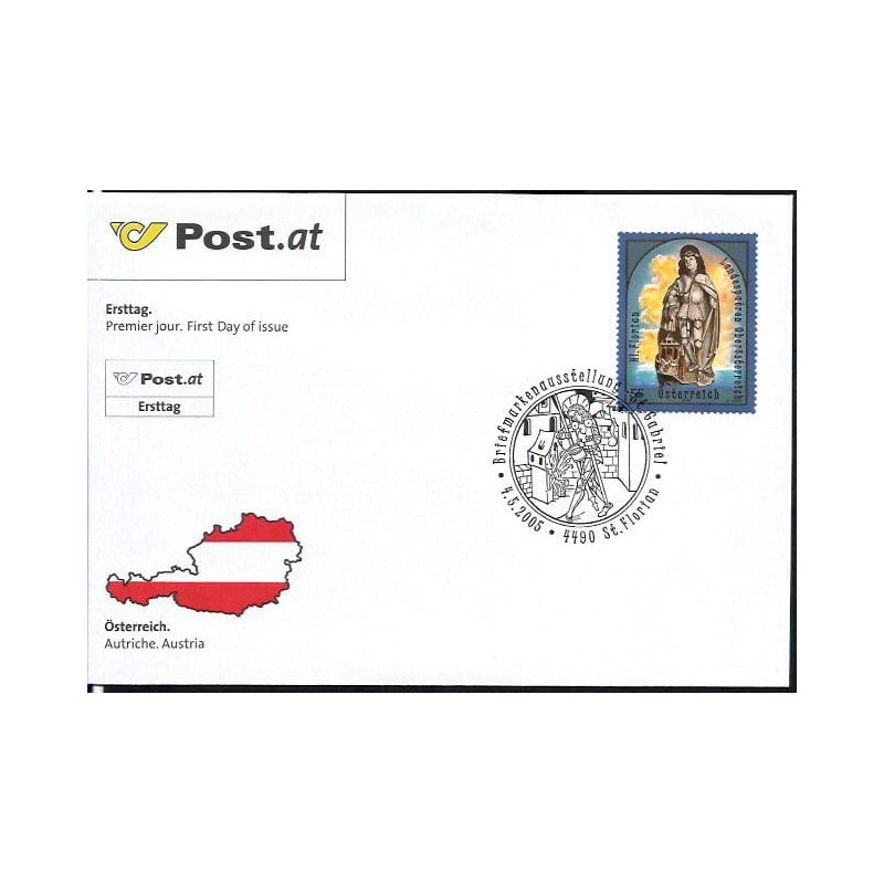 Austria 2005, Święty Florian. FDC