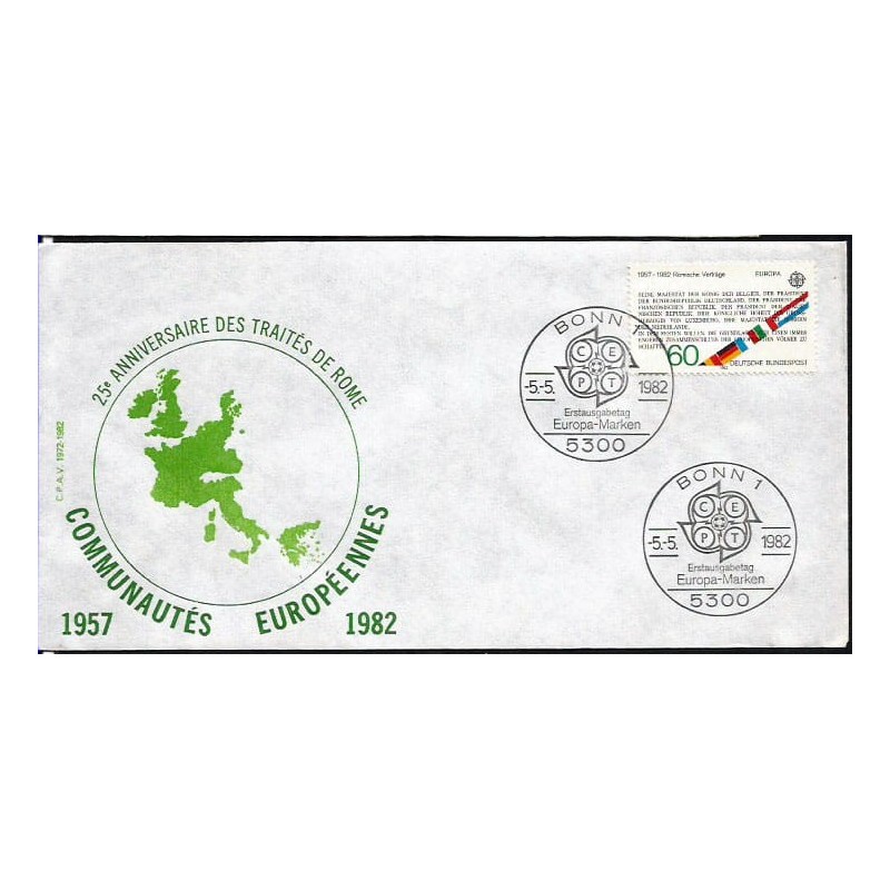 Niemcy 1982, EUROPA CEPT. FDC