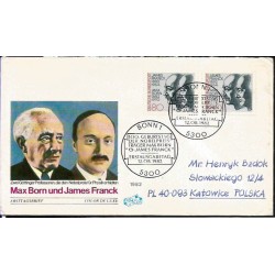 Niemcy 1982, Fizyka, Nobel, M. Born, F. Franck. FDC