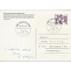 Szwajcaria 1978, Wielkanoc, Droga krzyżowa. Mendrisio Borgo