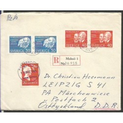 Szwecja 1964, Nobel, literatura, medycyna, fizyka, chemia. FDC polecone