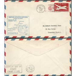 USA 1953, Poczta lotnicza. Springfield