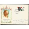 Wielka Brytania 1969, M. Gandhi. FDC
