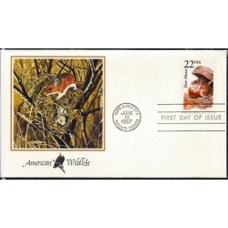 USA 1987, Fauna: mysz. FDC
