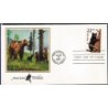 USA 1987, Fauna: niedźwiedź czarny. FDC