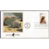 USA 1987, Fauna: pancernik. FDC