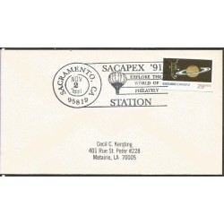 USA 1991, Balon, WF SACAPEX. Sacramento