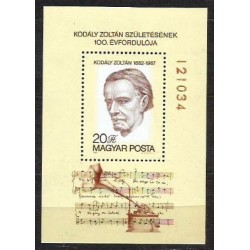Węgry 1982, Z. Kodaly, muzyka **