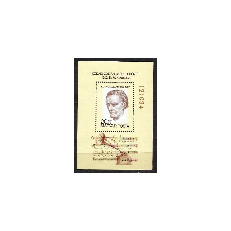 Węgry 1982, Z. Kodaly, muzyka **