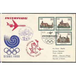 Niemcy NRD 1988, Olimpiada letnia Seul 1988. Lot reprezentacji NRD