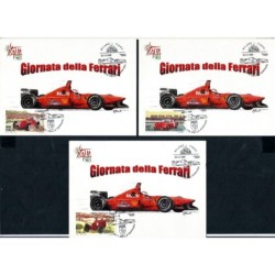 Włochy 1998, Ferrari, samochody. Karta maksimum