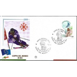 Włochy 2000, Narciarstwo, MŚ. FDC