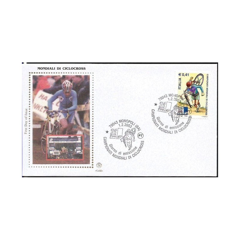 Włochy 2003, Kolarstwo, cyklocross, MŚ. FDC