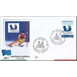 Włochy 2003, Zimowa uniwersjada Tarvisio. FDC