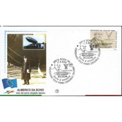 Włochy 2005, Sterowiec, balom. lotnictwo. FDC