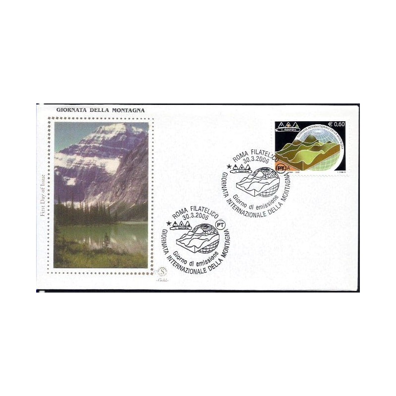 Włochy 2006, Góry, geologia. FDC