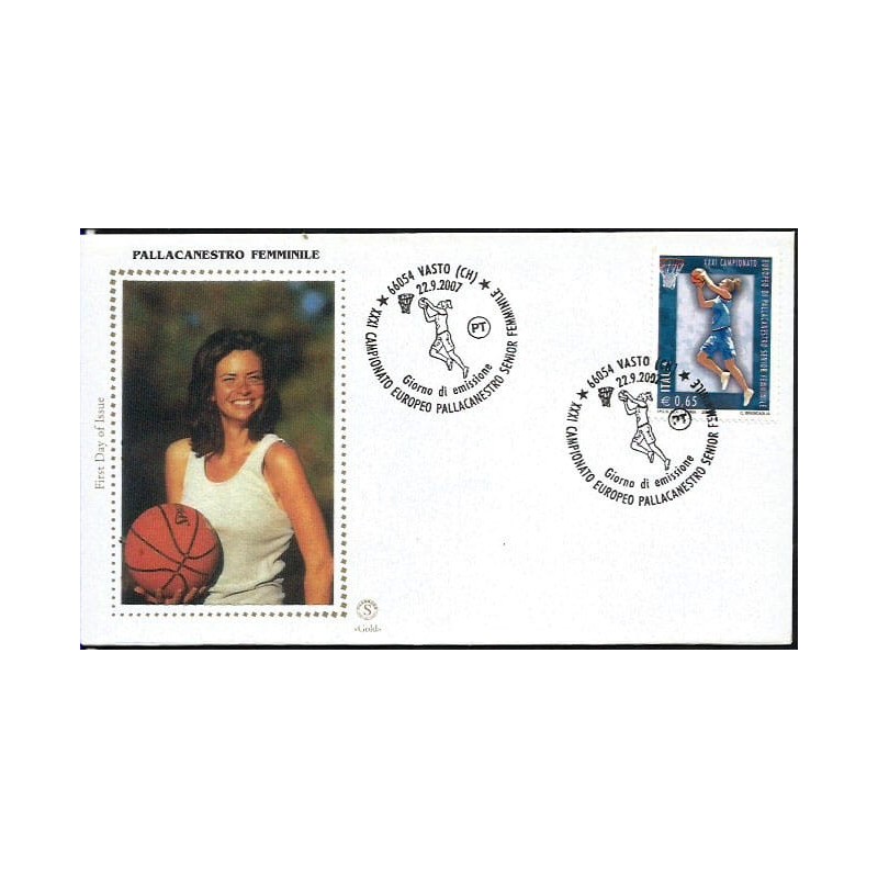 Włochy 2007, Koszykówka, ME kobiet. FDC