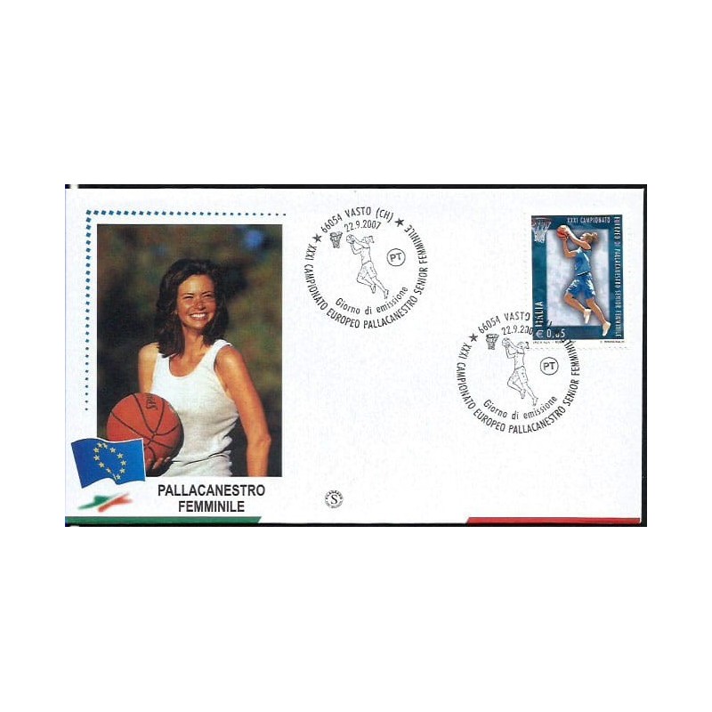 Włochy 2007, Koszykówka, ME kobiet. FDC