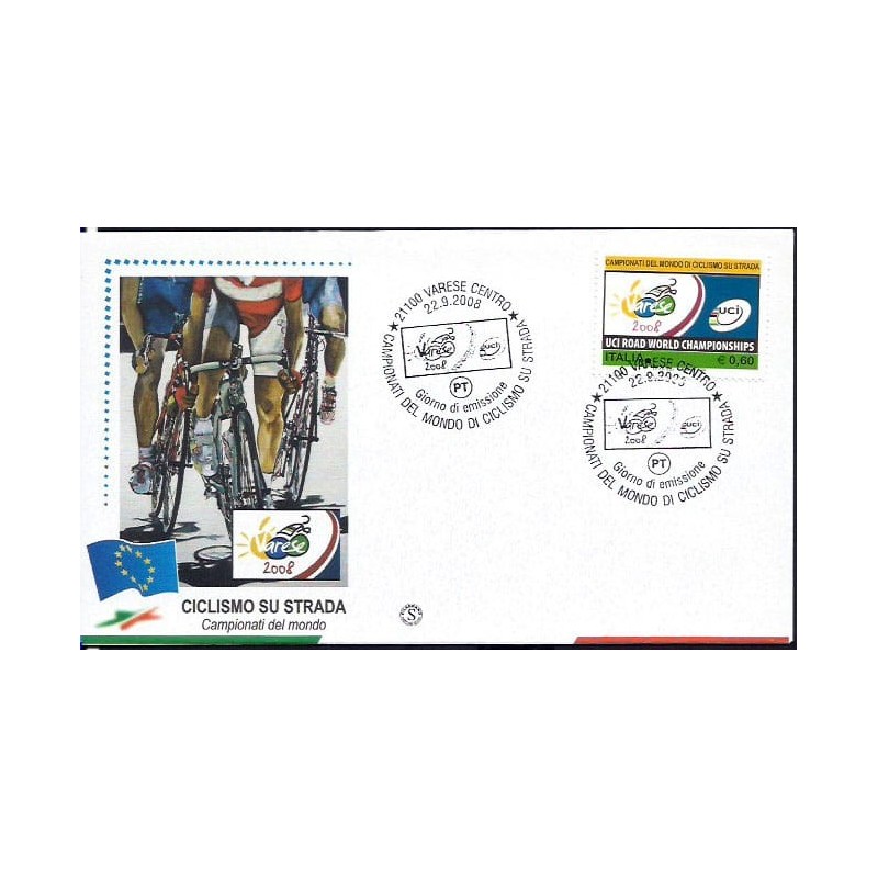 Włochy 2008, Kolarstwo, MŚ. FDC