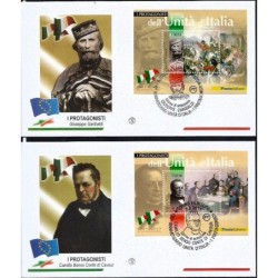 Włochy 2011, Zjednoczenie Włoch. 2 FDC