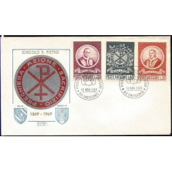Watykan 1969, Koło św. Piotra, papież. K. Dąbrowska. FDC