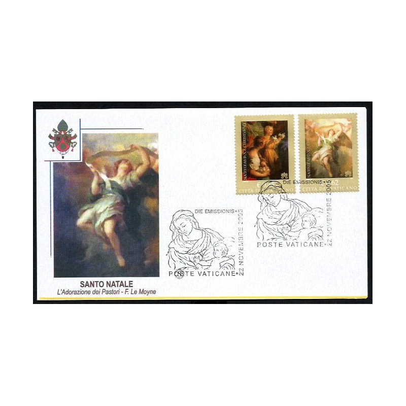 Watykan 2005, Boże Narodzenie. FDC