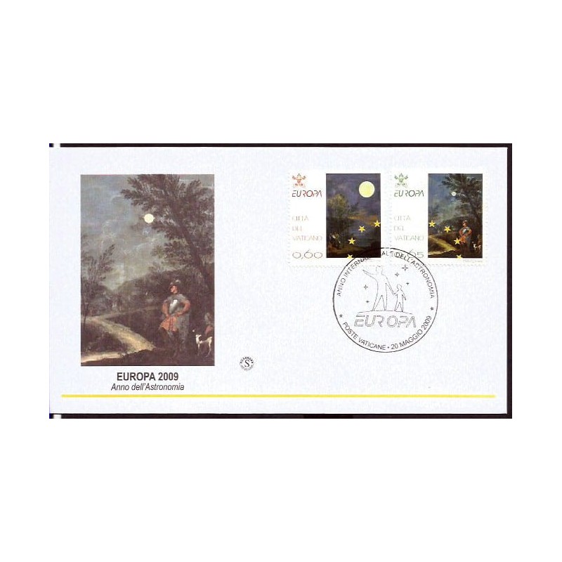 Watykan 2009, EUROPA CEPT: astronomia. FDC