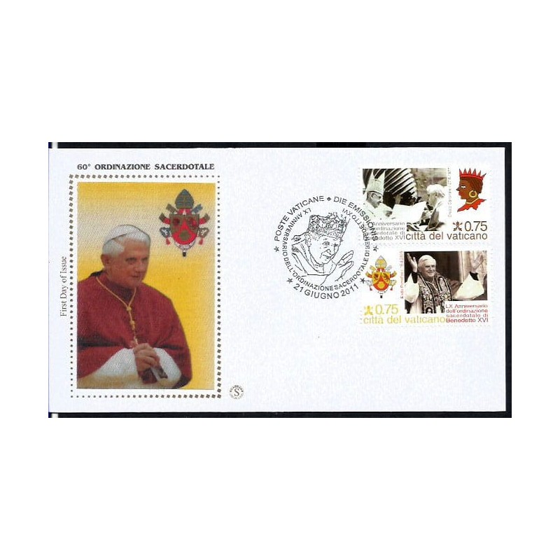 Watykan 2011, Papież Benedykt XVI, święcenia. FDC