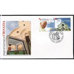 Chorwacja 2003, Papież Jan Paweł II, pielgrzymka. Zadar