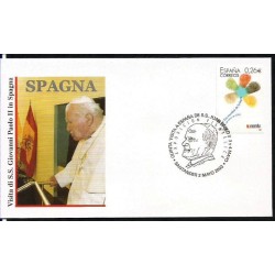Hiszpania 2003, Papież Jan Paweł II, pielgrzymka. Santander