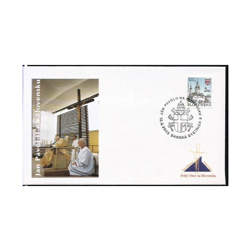 Słowacja 2003, Papież Jan Paweł II, pielgrzymka. Bańska Bystrzyca