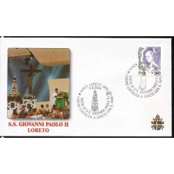 Włochy 2004, Papież Jan Paweł II, wizyta w Loreto. Loreto
