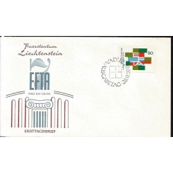 Liechtenstein 1967, EFTA, Unia Europejska. FDC
