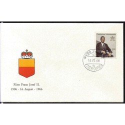 Liechtenstein 1966, Książę Franz Josef II. FDC