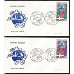 Madagaskar 1963, UPU, poczta. FDC