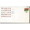 Australia 1986, Organizacja OECD, flagi. FDC