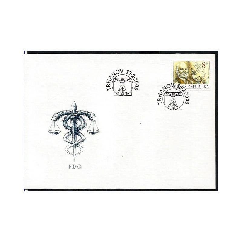 Czechy 2003, Medycyna. FDC