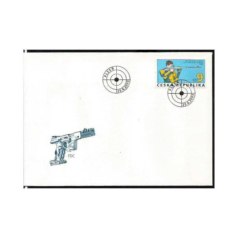 Czechy 2003, Strzelectwo. FDC