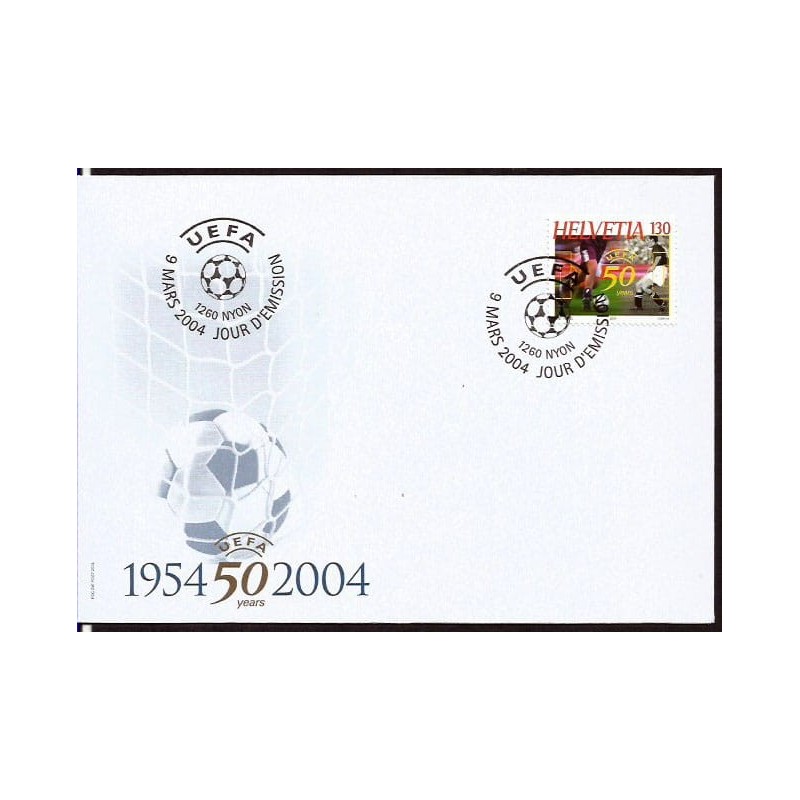 Szwajcaria 2004, Piłka nożna, UEFA. FDC