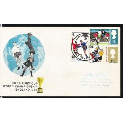 Wielka Brytania 1966, Piłka nożna, MŚ. FDC