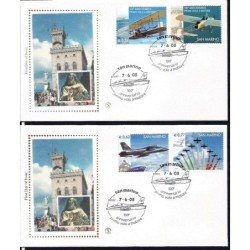 San Marino 2003, Lotnictwo, historia. FDC