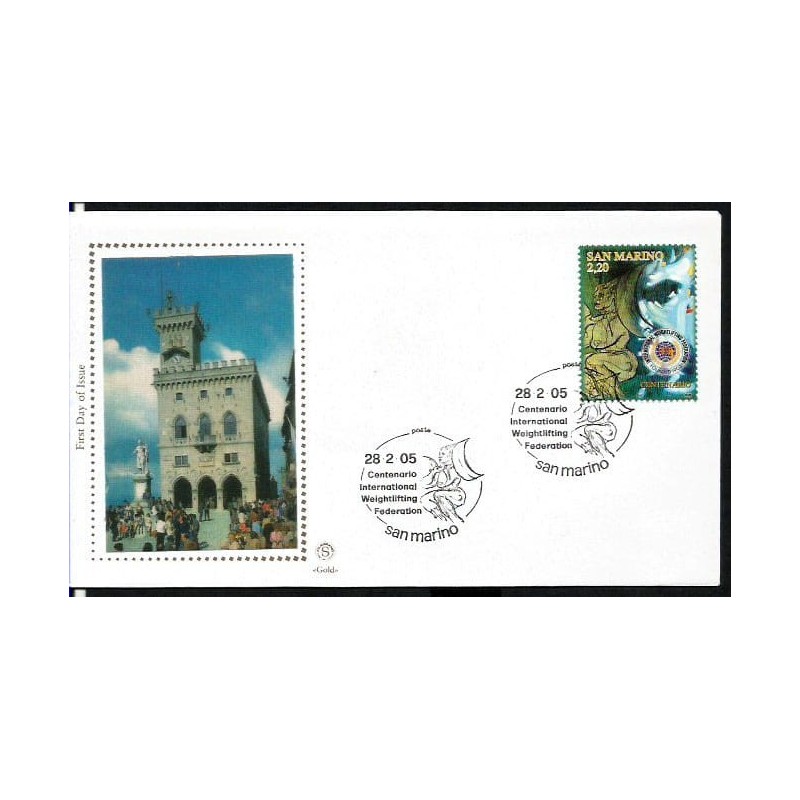 San Marino 2005, Ciężary, podnoszenie ciężarów, IWF. FDC